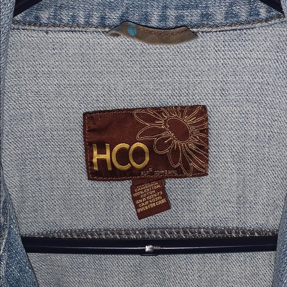 Vintage distressed hollister jean jacket🌞🌸 - Picture 2 of 2